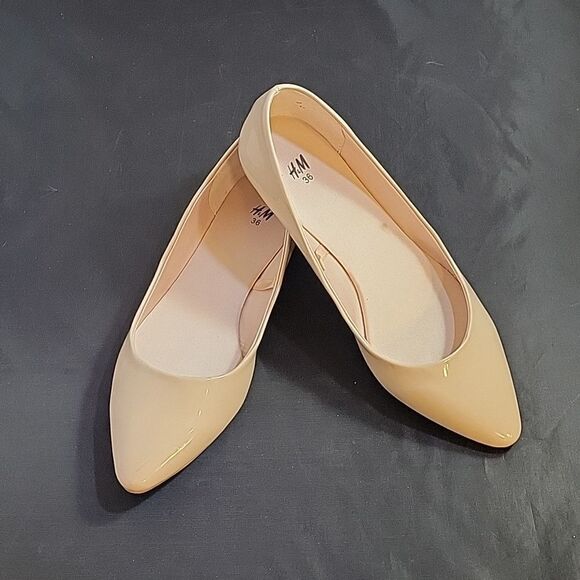 H&M POINTED TOE SLIP-ON WOMEN"S FLAT SHOE - Picture 10 of 14